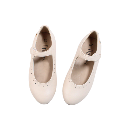 Beige Leather