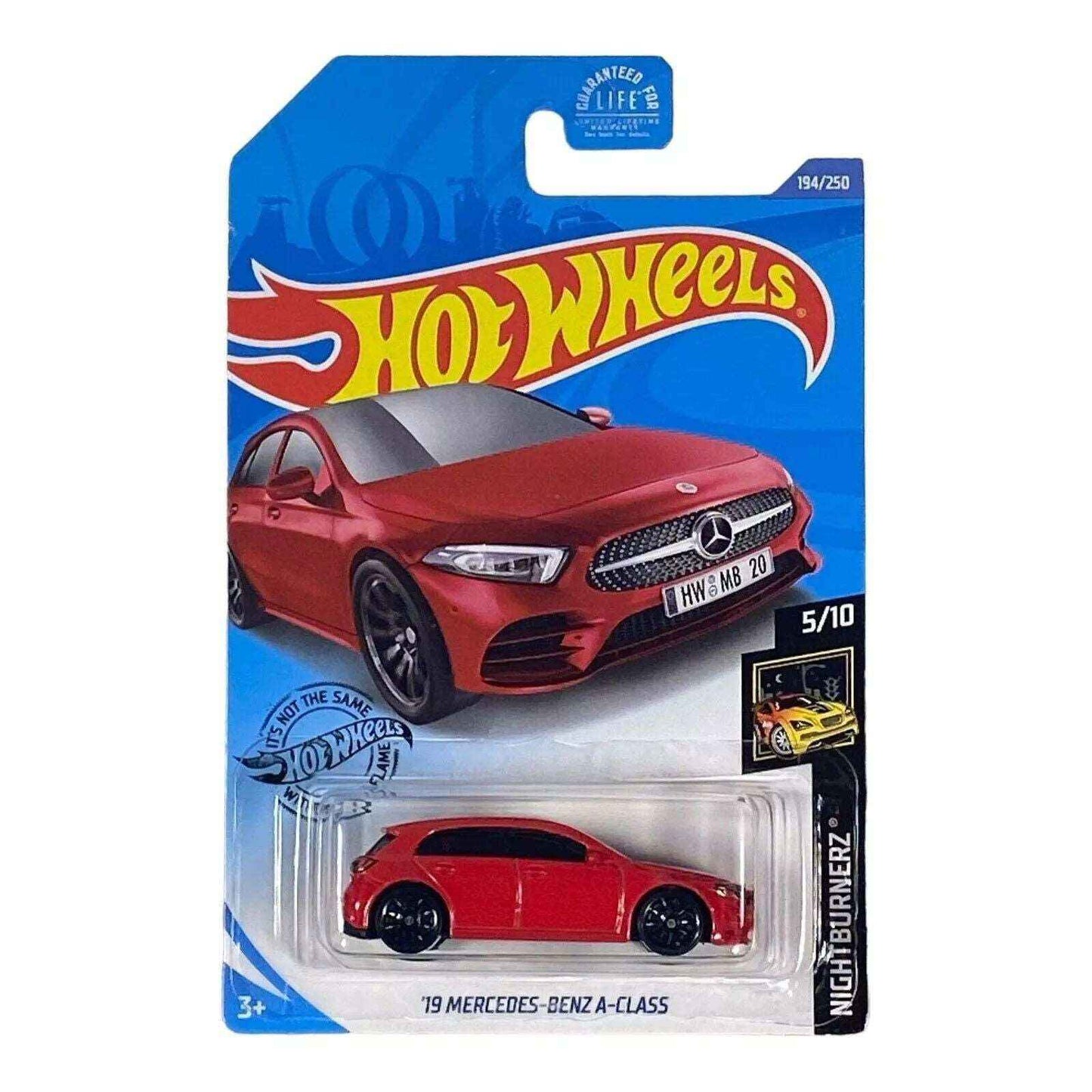 Hot Wheels '19 Mercedes-Benz A-Class - Nightburnerz Series 5/10