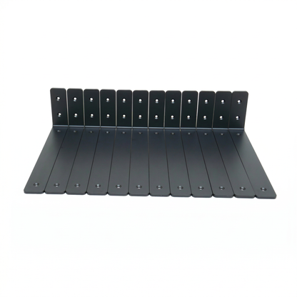 Kingsley DIY Home Wall Shelf Brackets | Heavy Duty 4" to 12" Wall Shelves