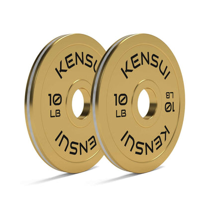 Calibrated Gold Weight Plates (LBS)