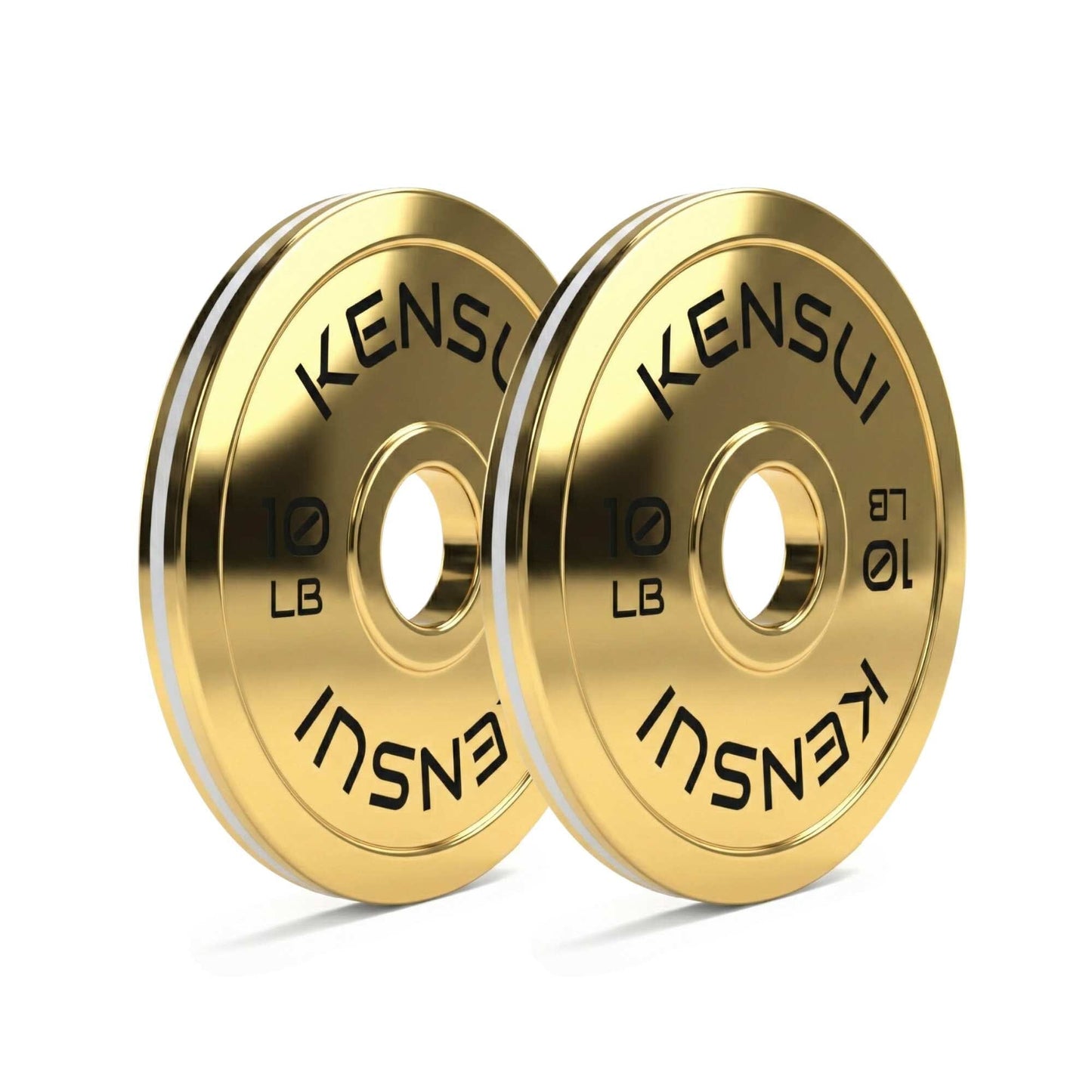 Calibrated Gold Weight Plates (LBS)