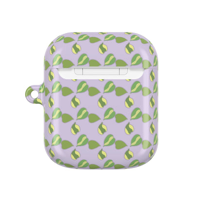 Hoya Kerrii Pattern Earbud Case – Slim Protective Cover With Carabiner