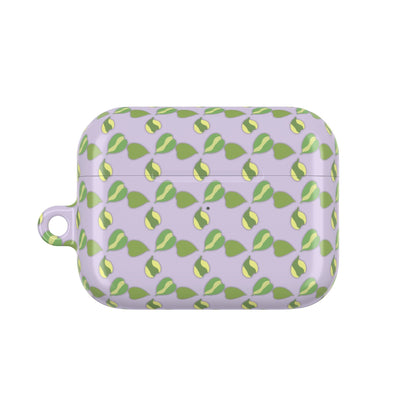 Hoya Kerrii Pattern Earbud Case – Slim Protective Cover With Carabiner