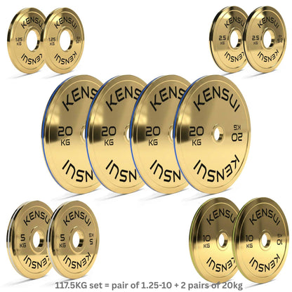 Calibrated Gold Weight Plates (KGS)