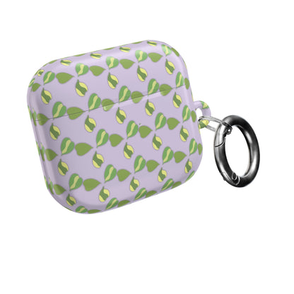 Hoya Kerrii Pattern Earbud Case – Slim Protective Cover With Carabiner