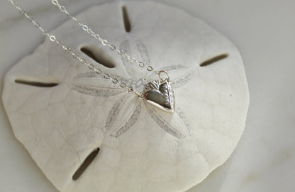 Chaste Heart Of St. Joseph Necklace In Sterling Silver