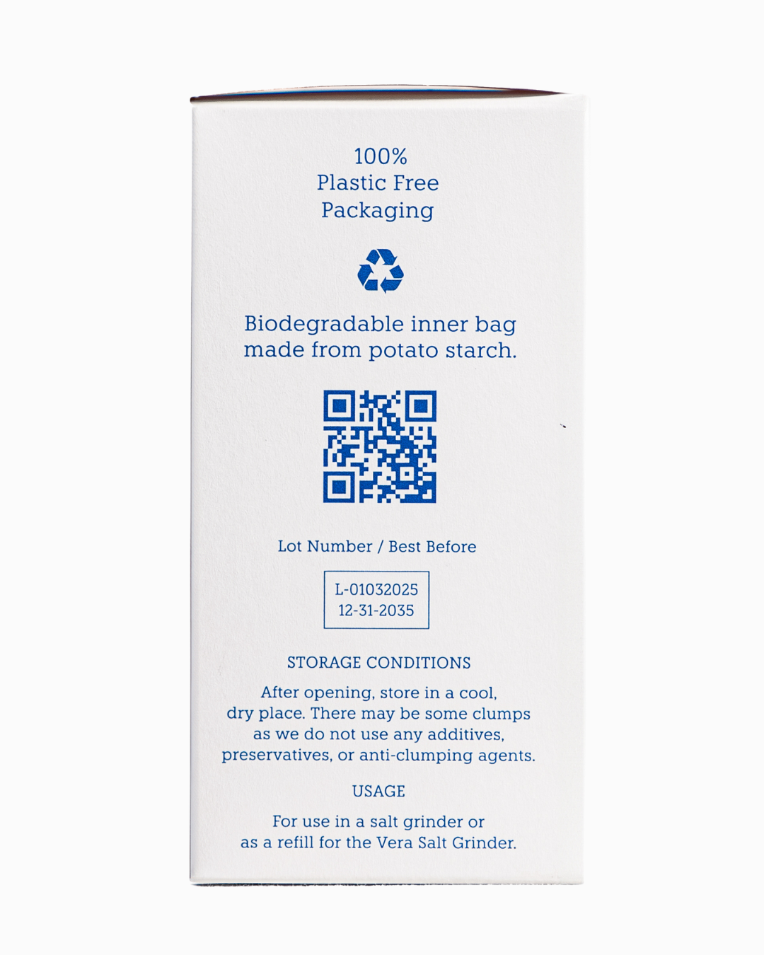 Salt Crystal Grinder Refill (350g) - Microplastic Free