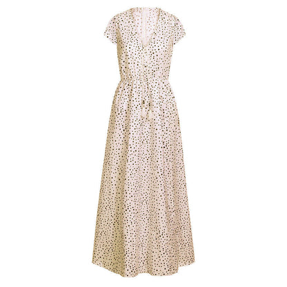 Sunset Dreams Polka Dot Boho Dress