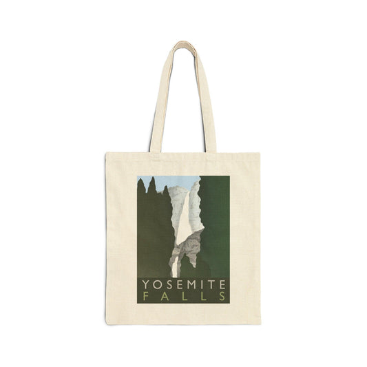 Yosemite Falls Canvas Tote Bag – Eco Friendly Everyday Carry