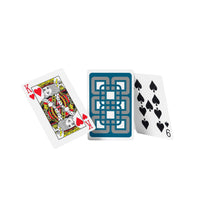 All-Plastic Baron Bridge Playing Card (Slightly Larger Index) - 12 Cellophane-Wrapped Decks
