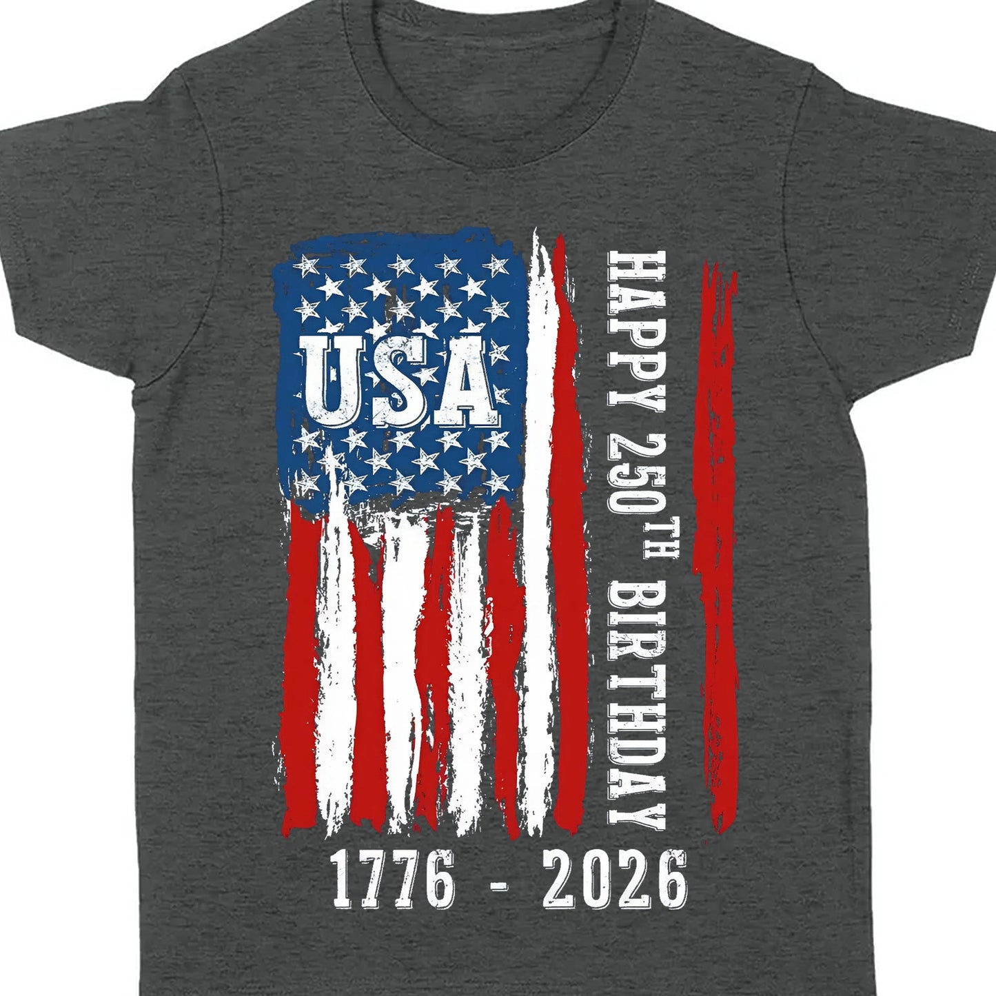 Happy 250 Years Birthday USA Shirt | Patriotic 4th of July 1776–2026 T-Shirt | America 250th Anniversary | Independence Day Shirt 682483
