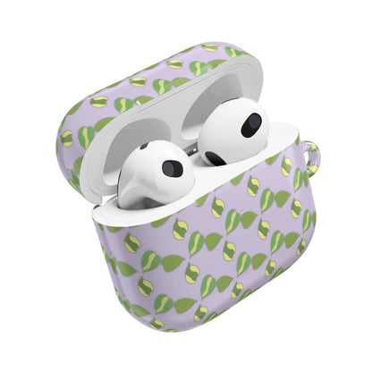 Hoya Kerrii Pattern Earbud Case – Slim Protective Cover With Carabiner
