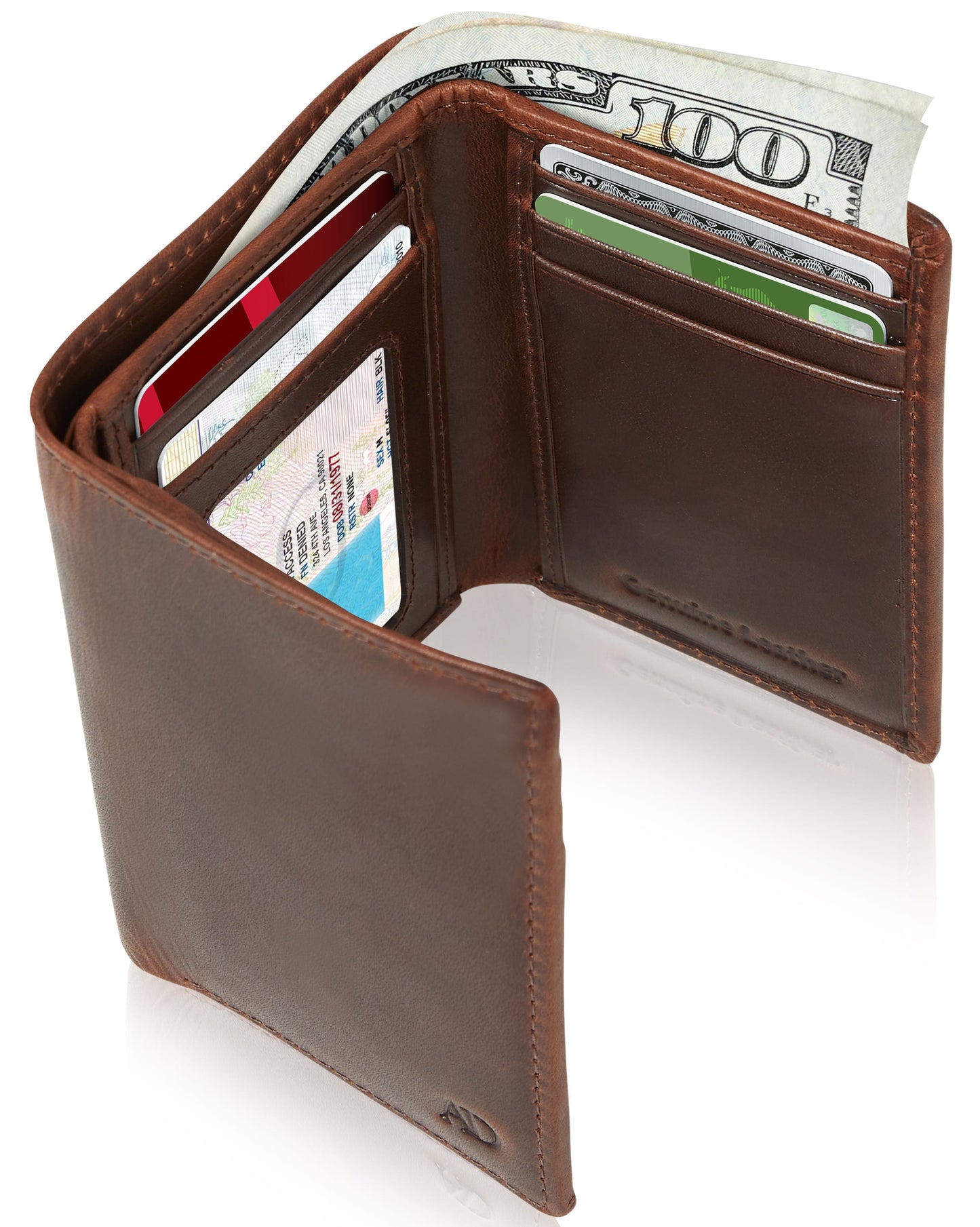 Leather Trifold Wallet
