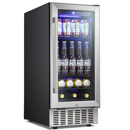 15 Inch Built-in Mini Fridge Beverage Refrigerator W5174C