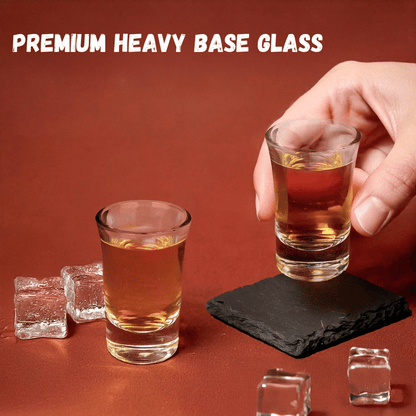 1.5 Oz Shot Glasses Set Of 8 With Heavy Base Shot Glass Set - Clear