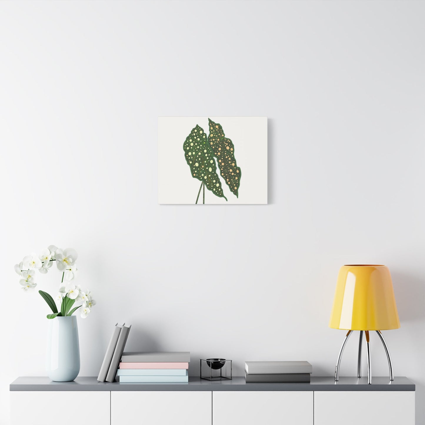 Begonia Maculata Canvas Print – Botanical Wall Art