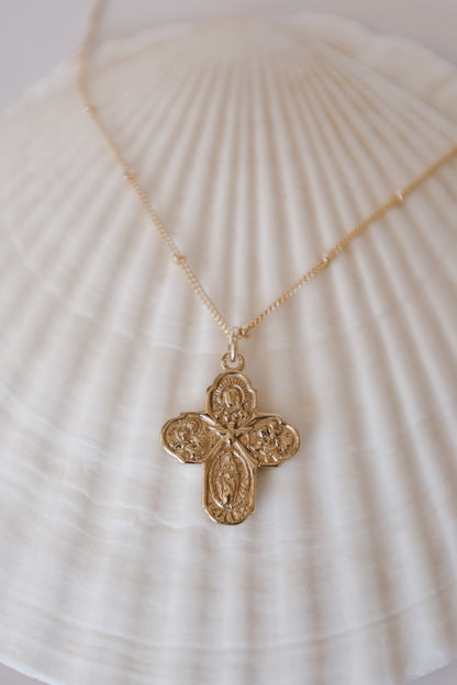 Four Way Cross Necklace