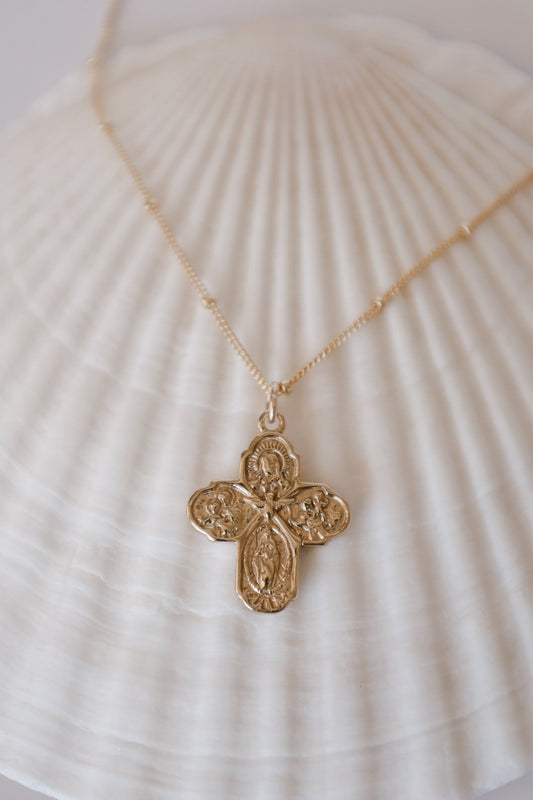Four Way Cross Necklace