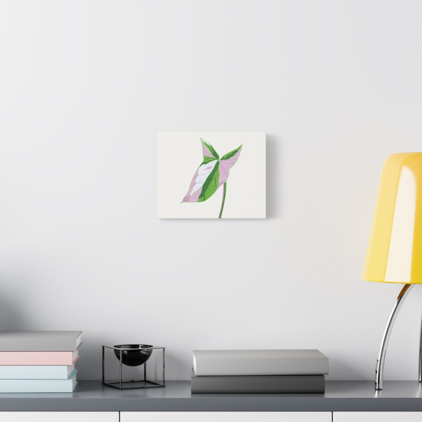 Syngonium Tricolor Canvas Print – Botanical Wall Art