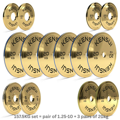 Calibrated Gold Weight Plates (KGS)