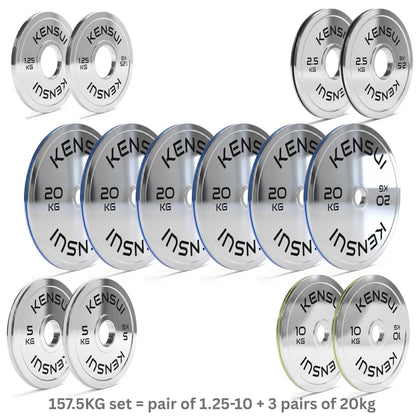 Calibrated Chrome Weight Plates (KGS)