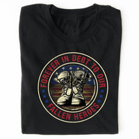 Forever In Debt To Our Fallen Heroes Shirt | Memorial Day Shirt | Veteran Day T-Shirt | Patriotic Shirt | Independence Day Shirt 682298