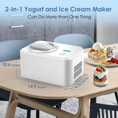 1.5L 2 in 1 Yogurt and Ice Cream Maker IC3915Y