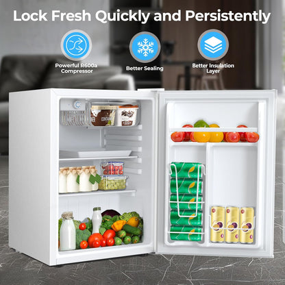 2.6\3.2 cu. ft Mini Fridge with Freezer