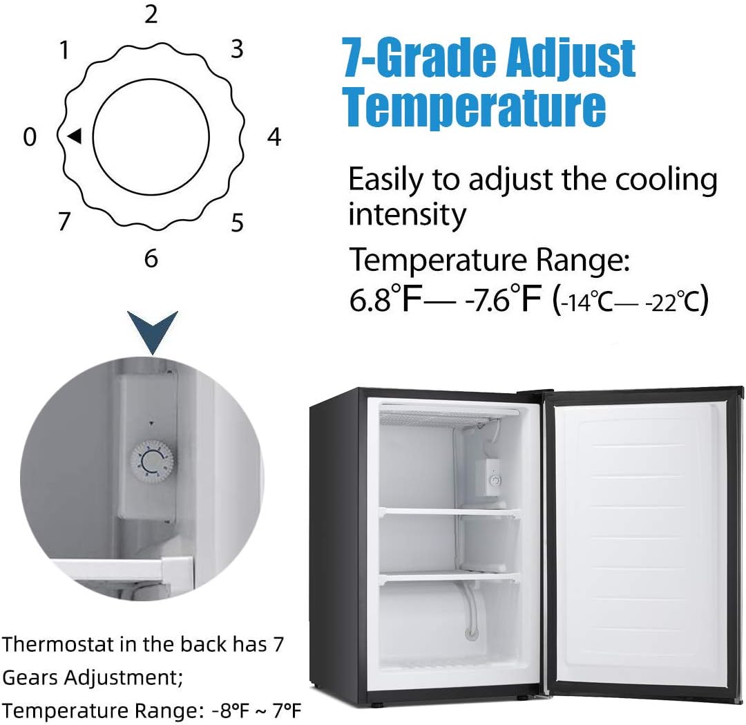 2.6\3.2 cu. ft Mini Fridge with Freezer
