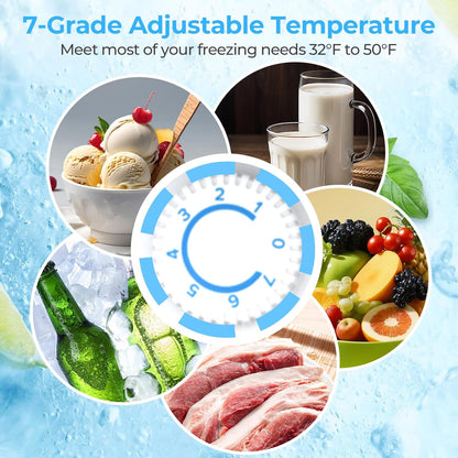 2.6\3.2 cu. ft Mini Fridge with Freezer