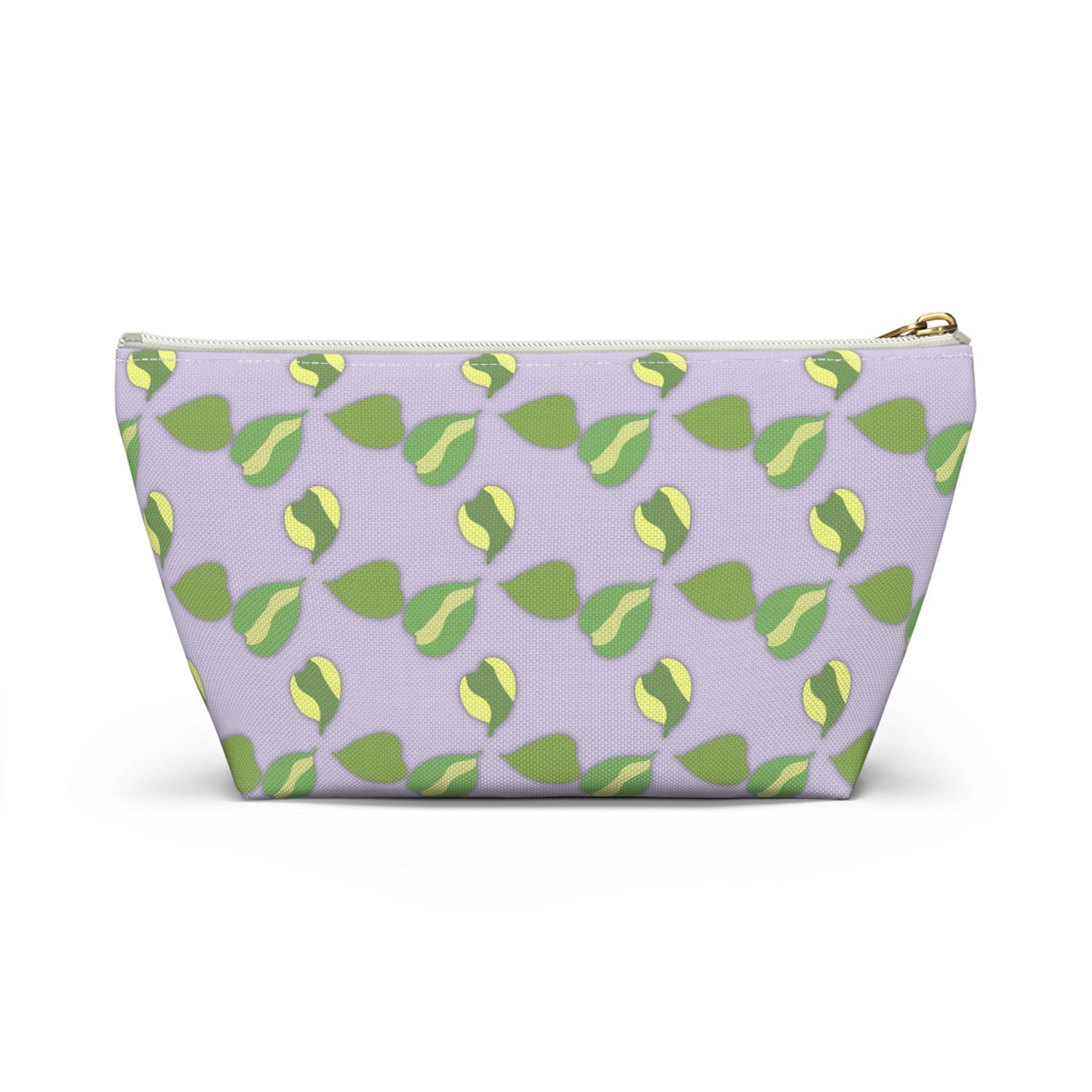 Hoya Kerrii Pattern Accessory Pouch – Zippered Catch-All With T-Bottom