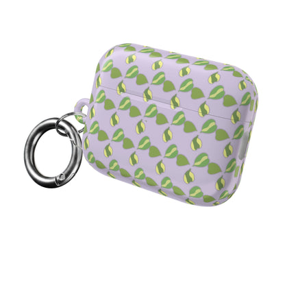Hoya Kerrii Pattern Earbud Case – Slim Protective Cover With Carabiner