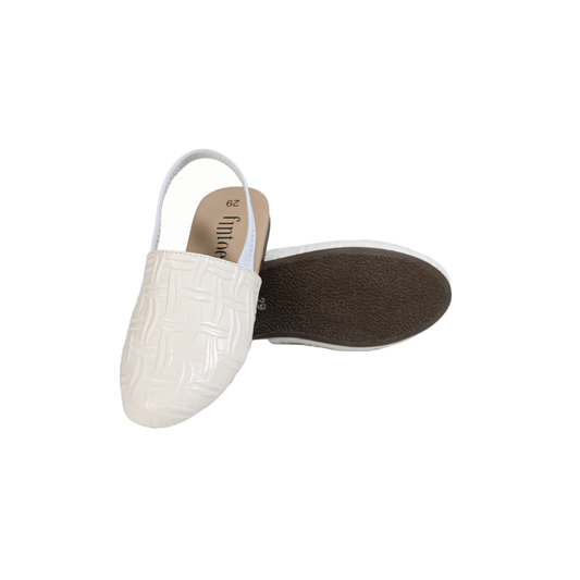 Off White Leather