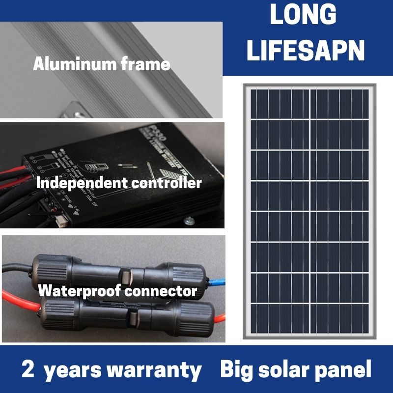 100 W 200W Commercial solar street light-Stay on