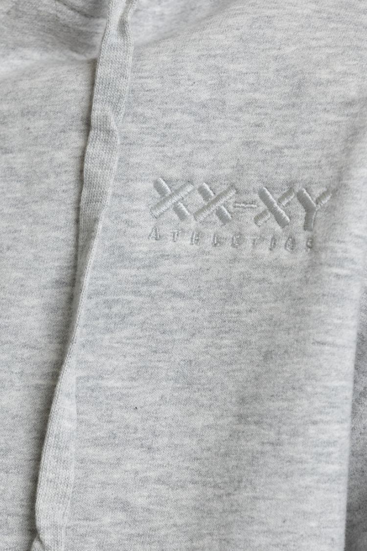 Boyfriend Fit Full Zip Logo Hoodie (XX)