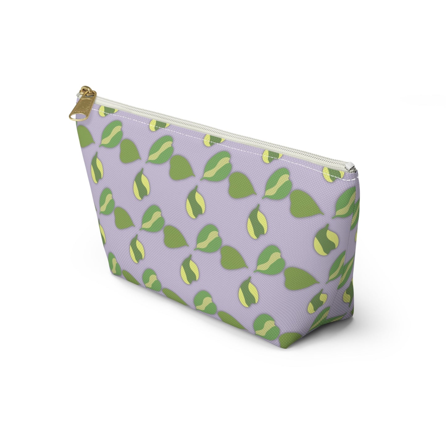 Hoya Kerrii Pattern Accessory Pouch – Zippered Catch-All With T-Bottom
