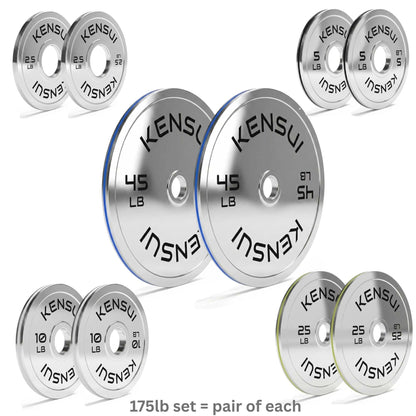 Calibrated Chrome Weight Plates (LBS)
