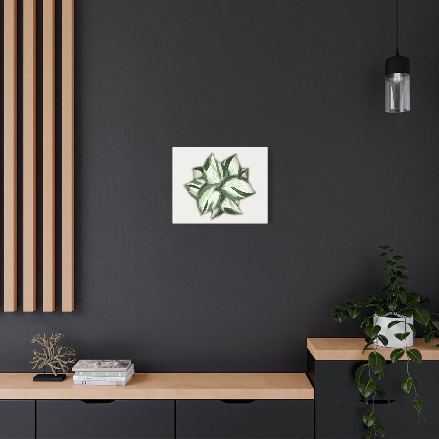 Manjula Pothos Canvas Print – Botanical Wall Art