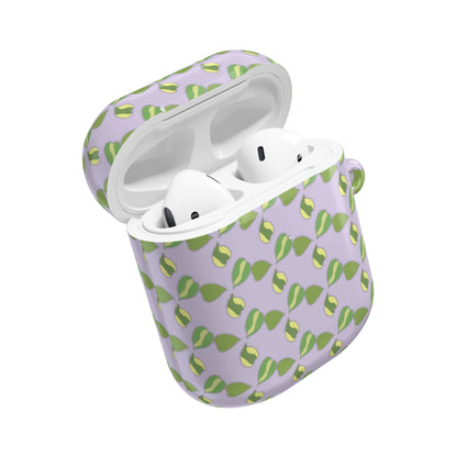 Hoya Kerrii Pattern Earbud Case – Slim Protective Cover With Carabiner