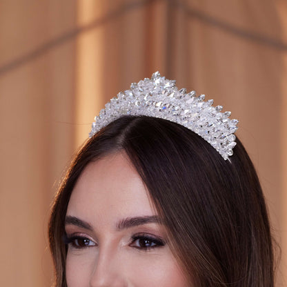 Crystal Rhinestone Wedding Tiara
