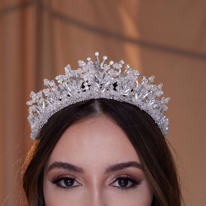 Crystal Rhinestone Bridal Tiara