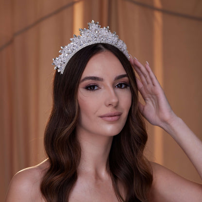 Sparkling Crystal Wedding Tiara
