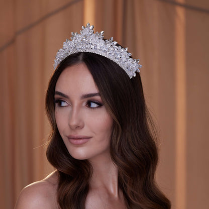 Sparkling Crystal Wedding Tiara