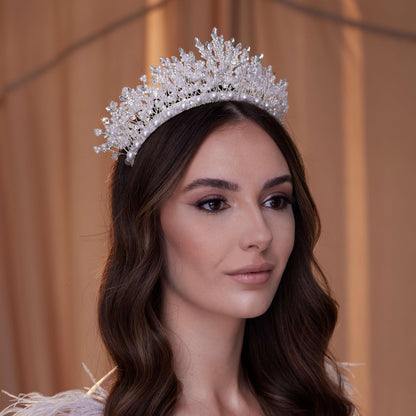 Elegant  Pearl Bridal Tiara