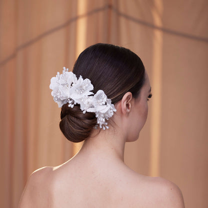 Elegant Hair Vine with Felt Flowers