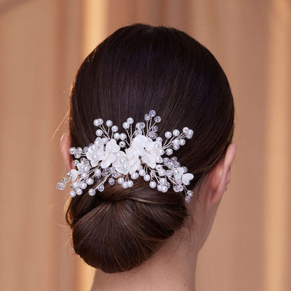 Elegant Hair Vine with Resin Flowers