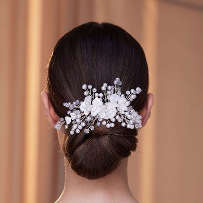 Elegant Hair Vine with Resin Flowers