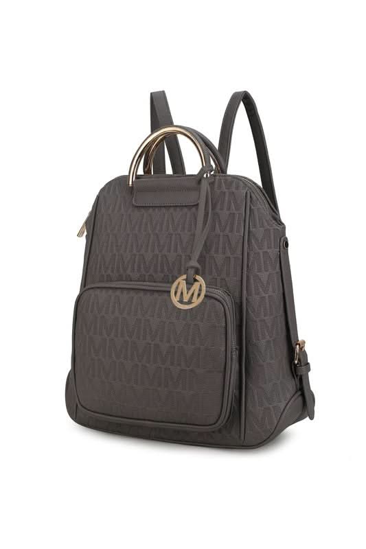 MKF Torra Milan Signature Trendy Vegan Leather Backpack Mia