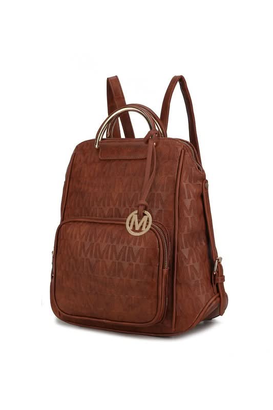 MKF Torra Milan Signature Trendy Vegan Leather Backpack Mia
