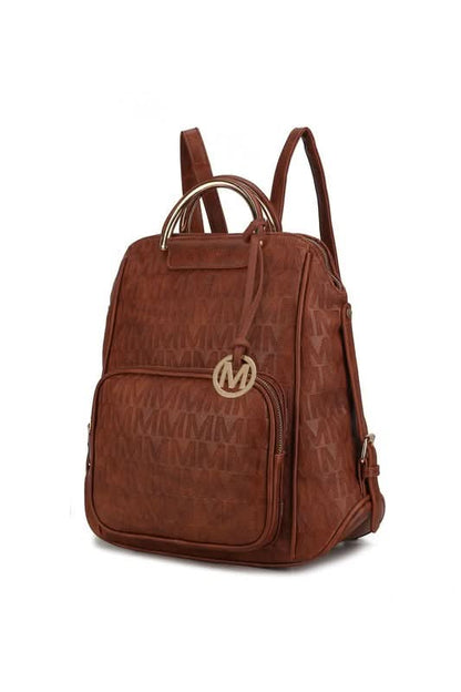 MKF Torra Milan Signature Trendy Vegan Leather Backpack Mia